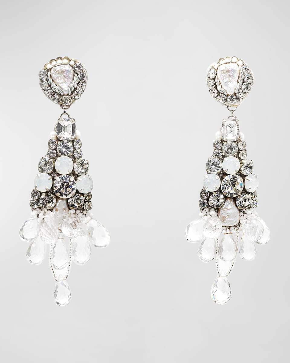 Iridescent Crystal Earrings